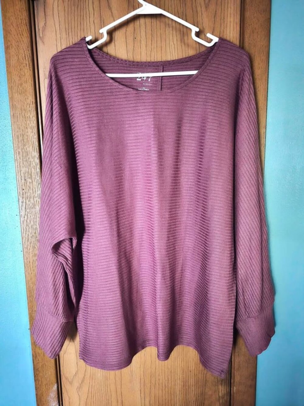 Size L Mauve Maurices Long Sleeve Shirt Top